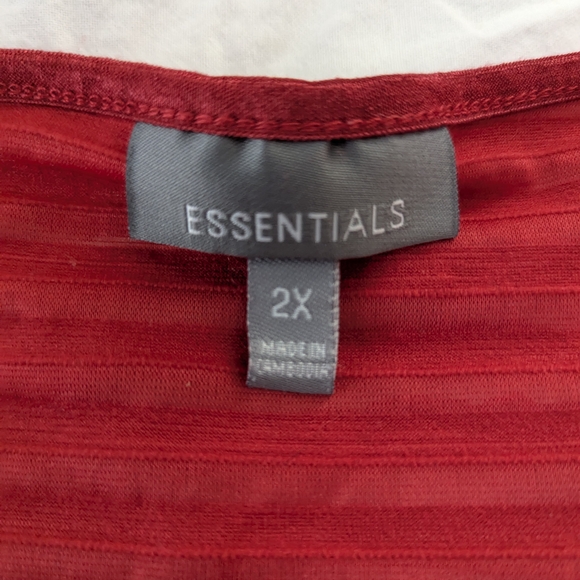 Essentials Ruffled & Sequined Blouse - Picture 8 of 9